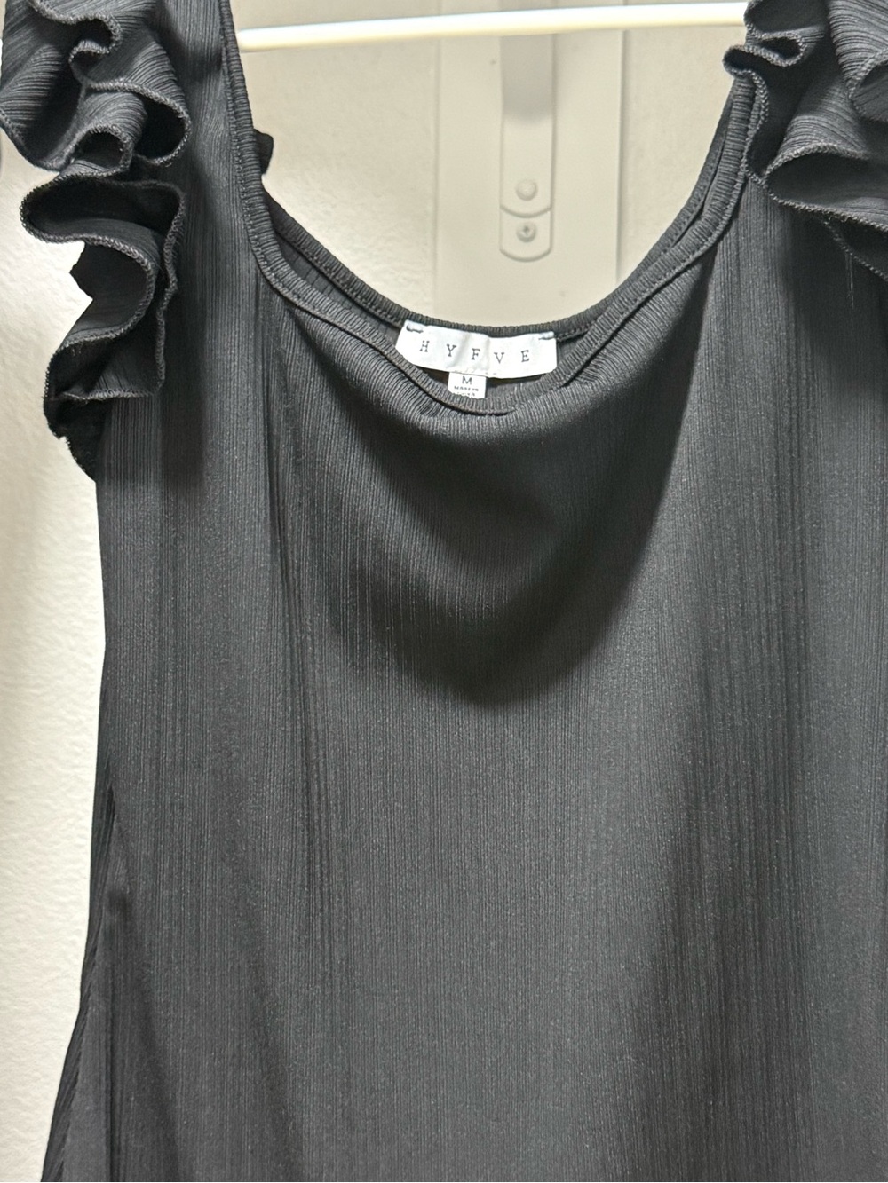 HYFVE Black Ribbed Top - Picture 2 of 5